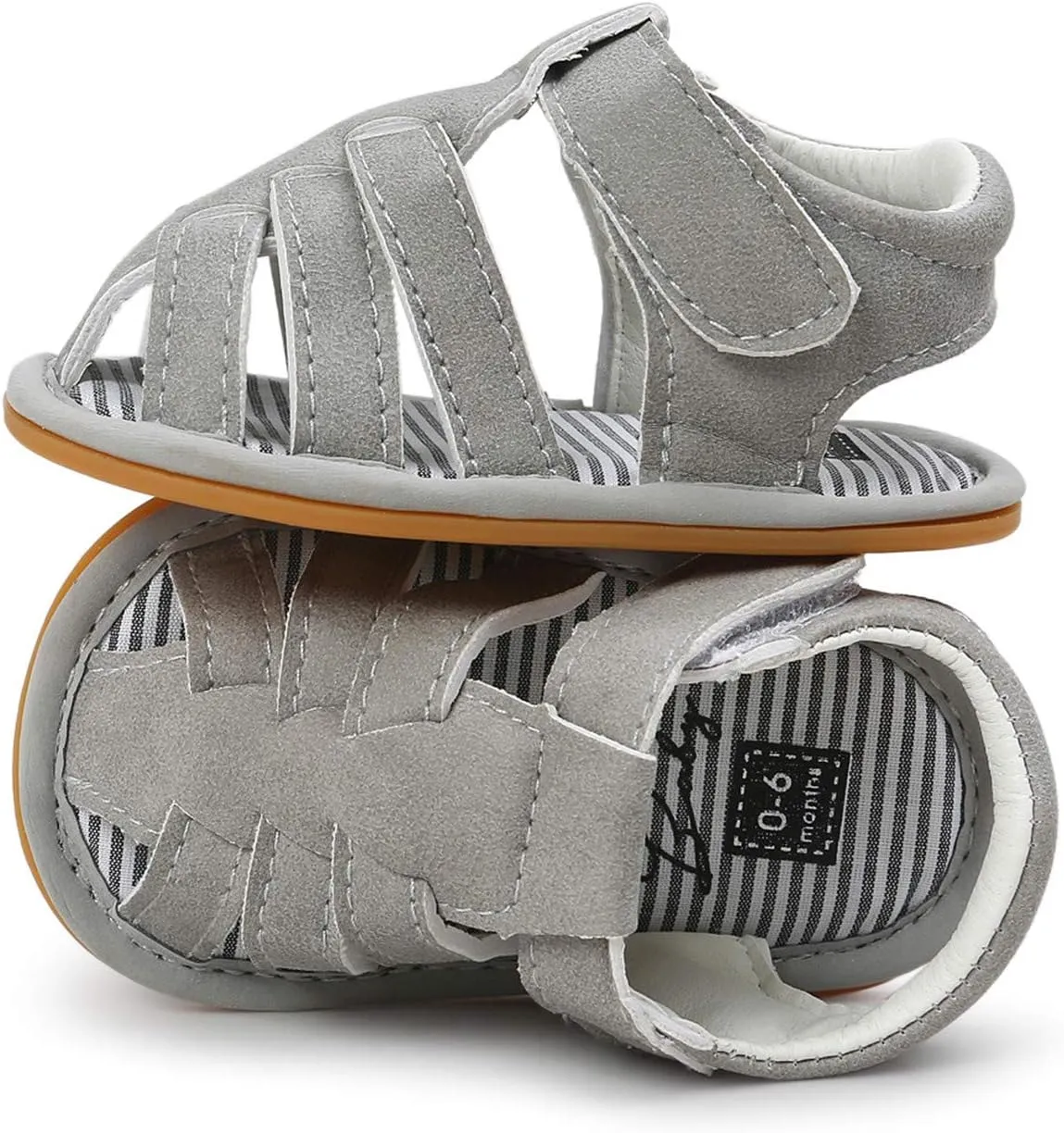 Baby Boys Girls Sandals Rubber Sole Outdoor First Walker Toddler Girls Boys Summer Shoes