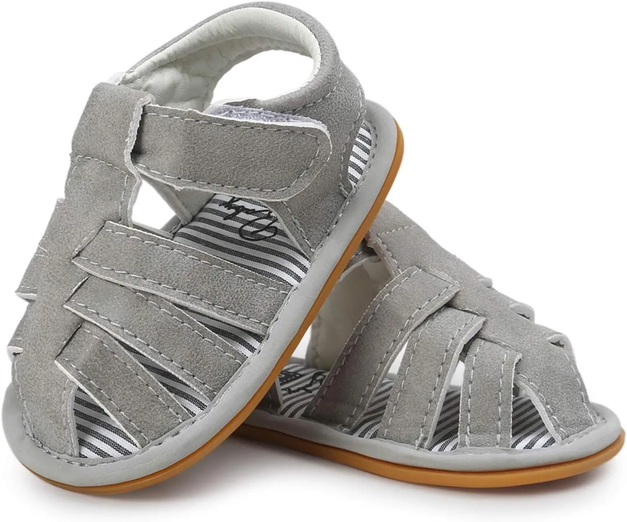 Baby Boys Girls Sandals Rubber Sole Outdoor First Walker Toddler Girls Boys Summer Shoes