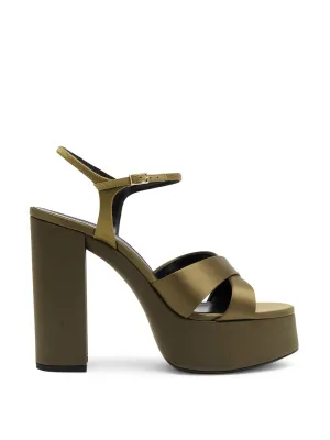 Bianca 125 satin platform sandals