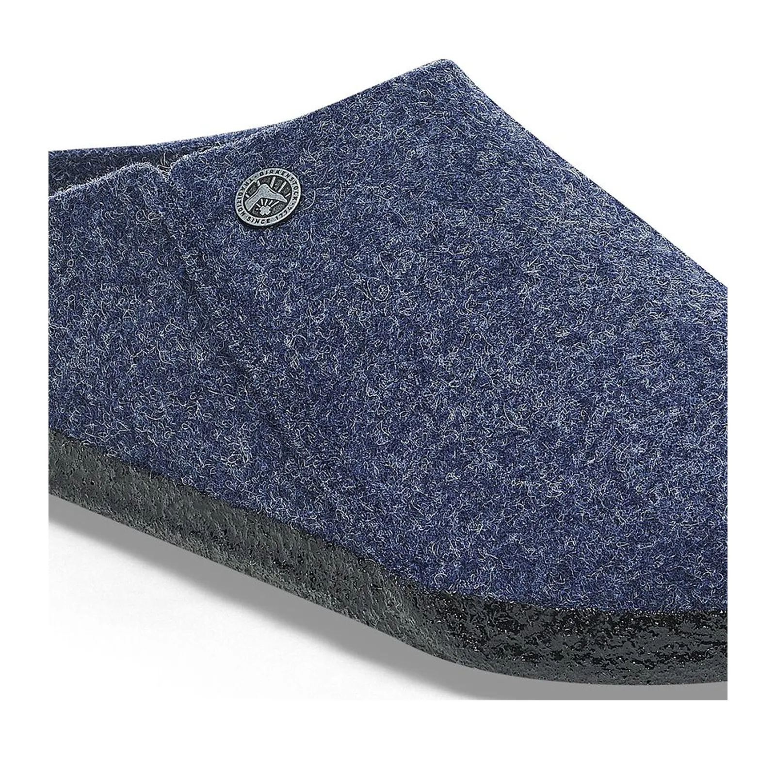 Birkenstock Zermatt Slipper (Men) - Dark Blue Wool/Natural Shearling
