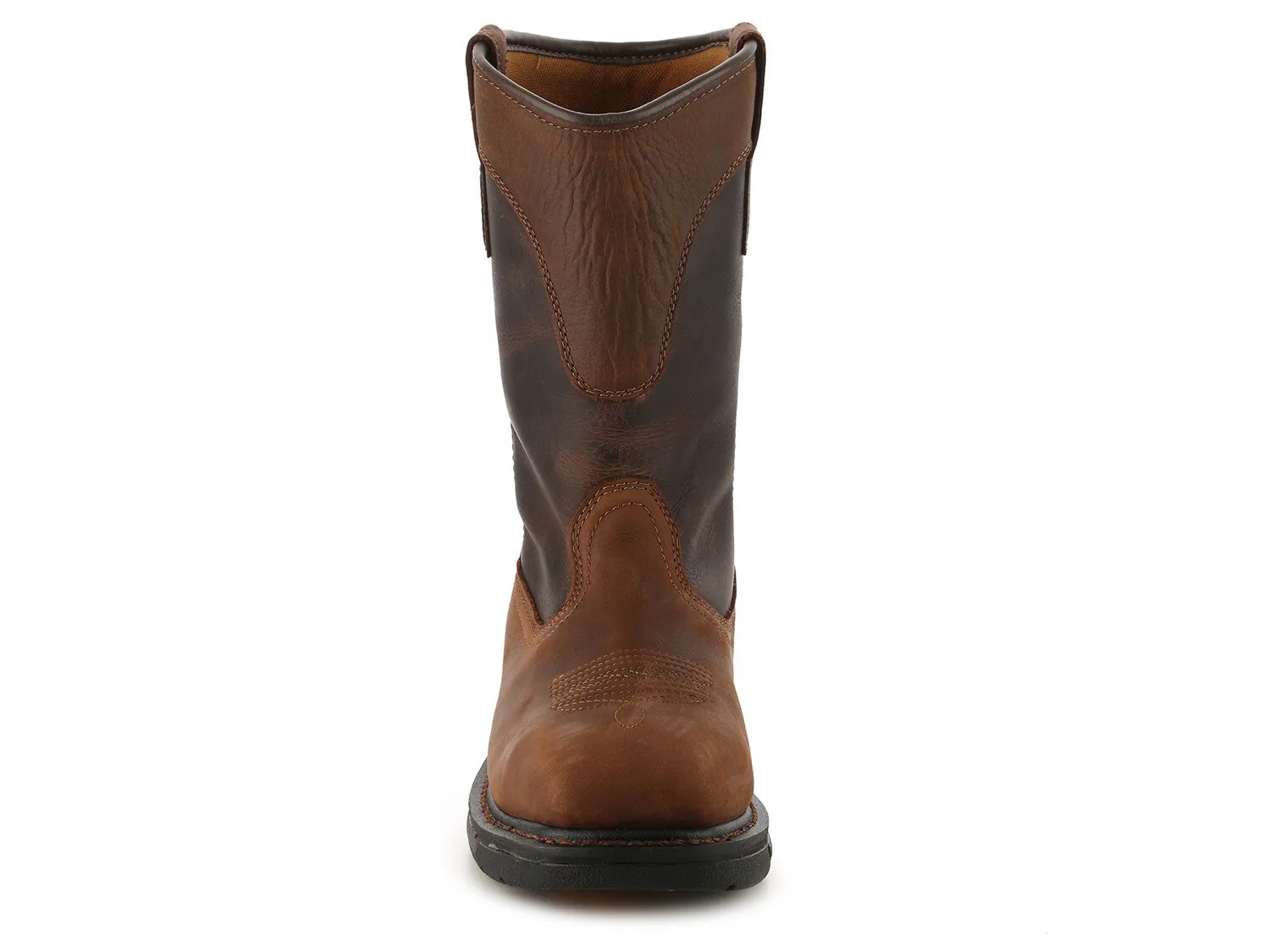 Carhartt casual boots with non-slip sole, dark brown