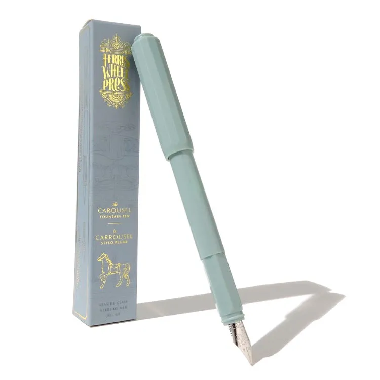 Carousel Fountain Pen - Seaside Glass (Medium)