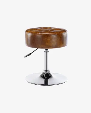 Moab Button Tufted Vanity Stool