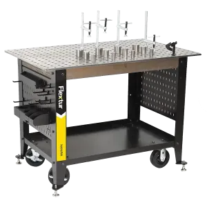 MOBILE WELDING TABLE / CART w/ Fixture & Accessory Kit