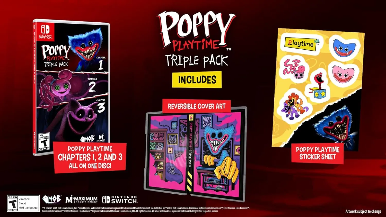 Poppy Playtime Triple Pack Nintendo Switch