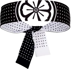 Reversible Warrior Headband, Bushido Hachimaki for Karate, Halloween, Sushi