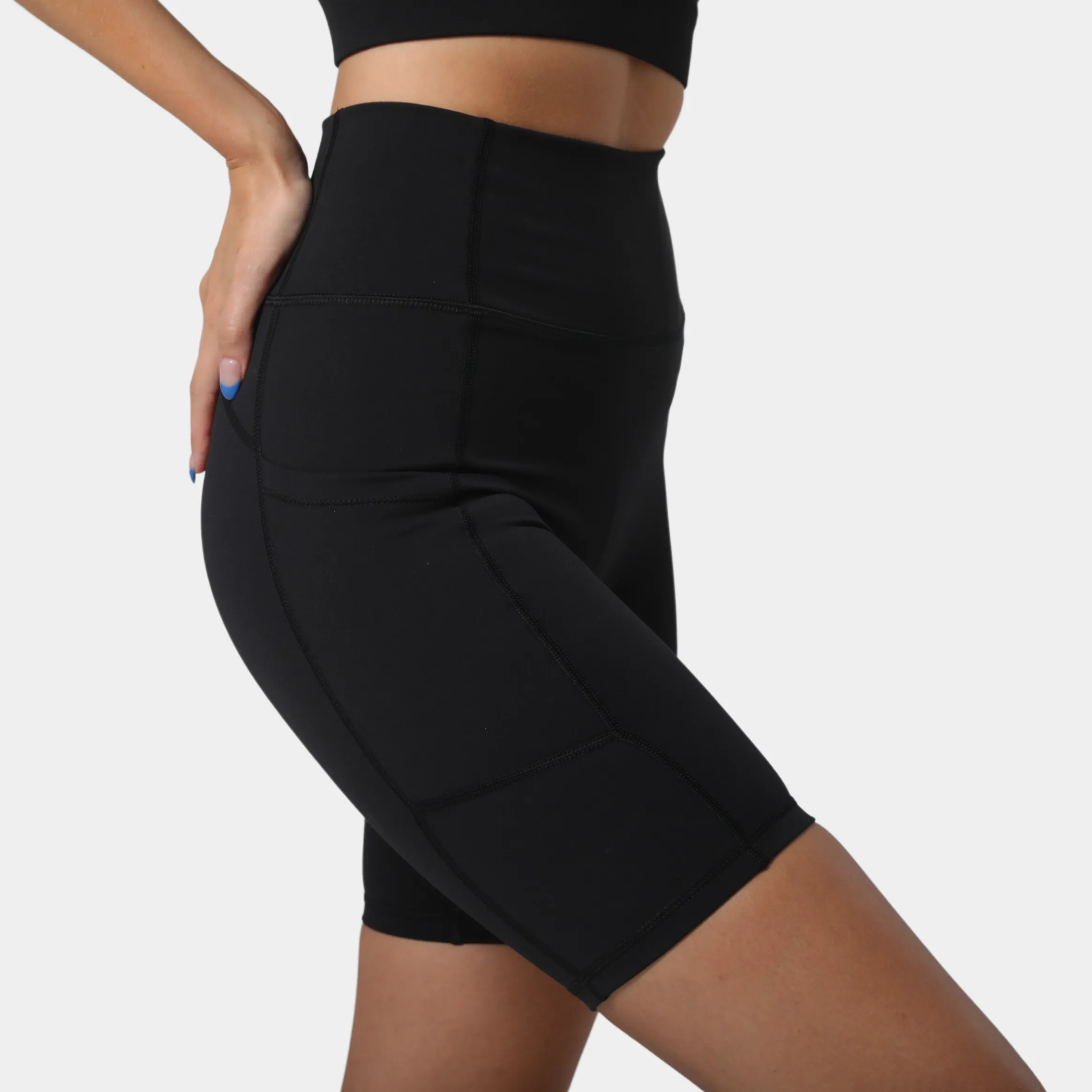 Shayla Biker Shorts Womens Shorts (Black)