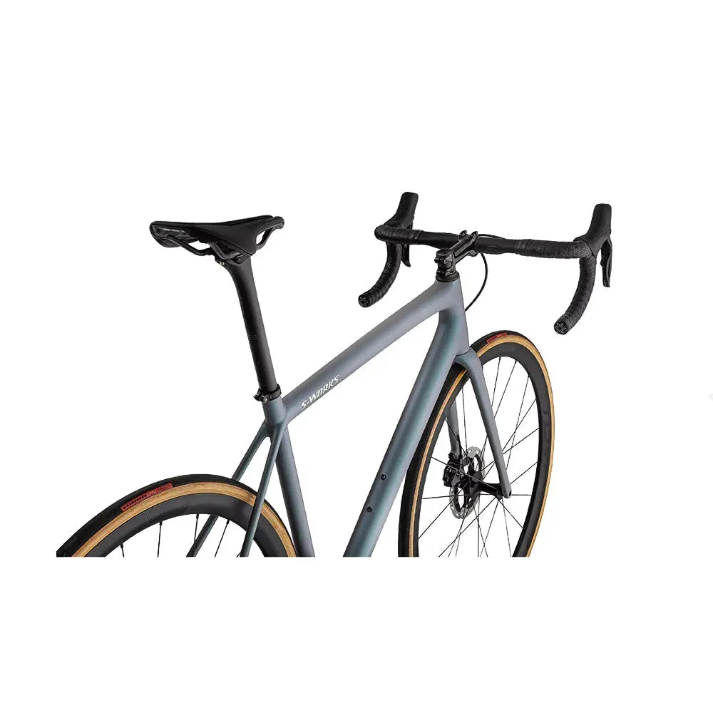 SPECIALIZED SWORKS AETHOS SW 2022 Complete Road Bike Shimano Dura Ace 9200 - Cool Grey/Chameleon Eyris Tint/Brushed Chrome