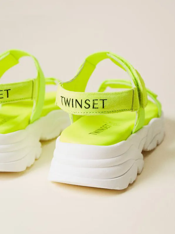 TWINSET kid's Sandals green-221GCJ04L