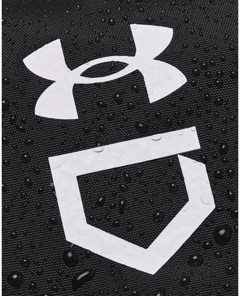 Under Armour Unisex-Adult Utility Baseball Backpack Print, (003) Black / / White, One Size Fits All