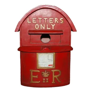 Vivid Arts 24cm Red Letterbox Birdhouse - XBC-LTBX-D