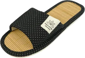 Zenley - Japanese Bamboo House Slippers for Women and Men Indoor - Organic Soft Cotton Fabric for Ultimate Comfort