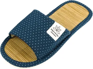 Zenley - Japanese Bamboo House Slippers for Women and Men Indoor - Organic Soft Cotton Fabric for Ultimate Comfort