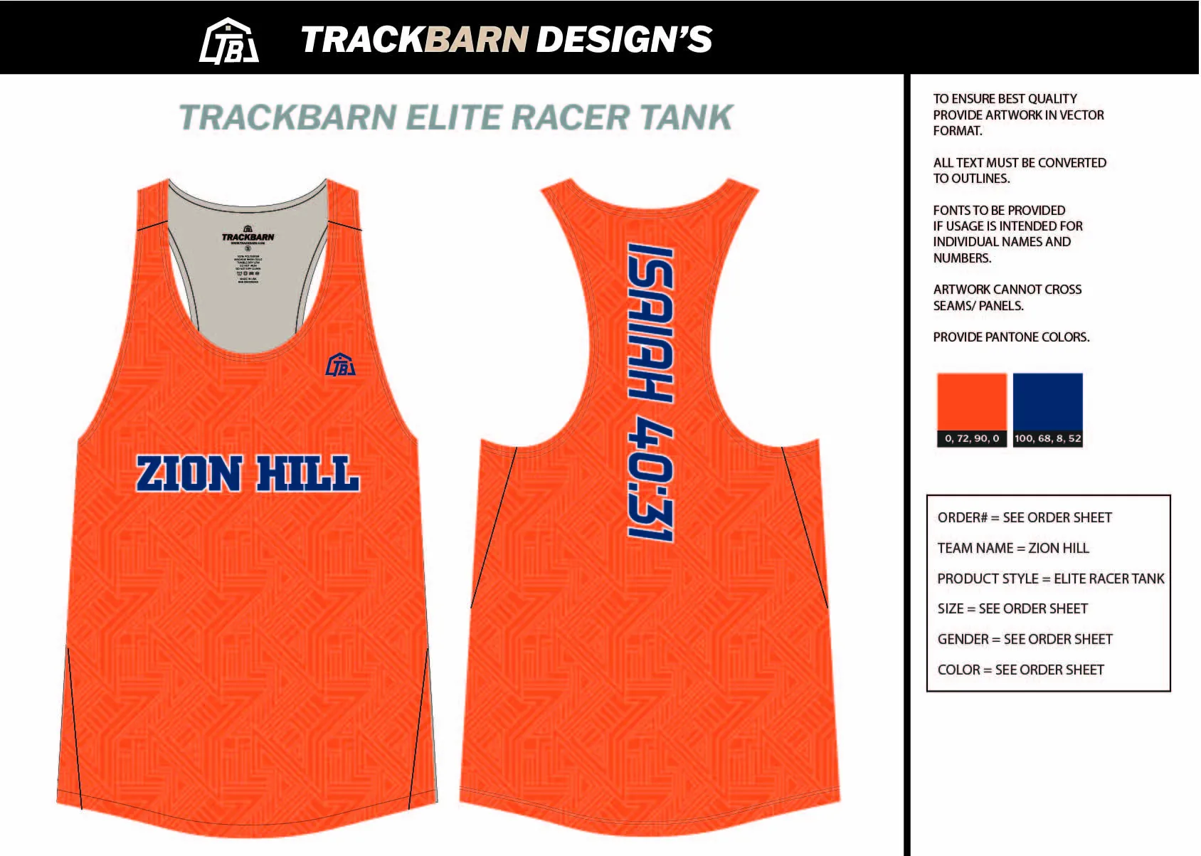 Zion-Hill- Youth Track Singlet
